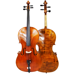 Flamed solid wood hand craft & hand varnished Cello (CC6016)
