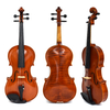 Antique Oil Varnish Handmade Craved European Flame Wood Viola CV140