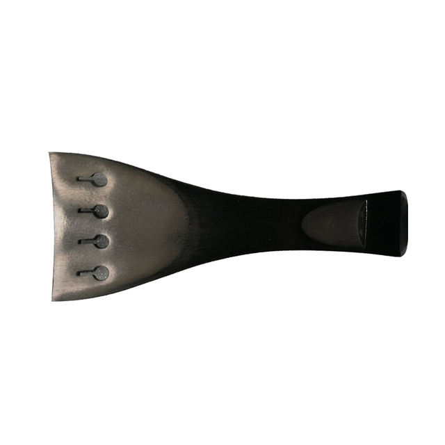 VERB38 EBONY ROUND RHOMBUS BRASS TAILPIECE
