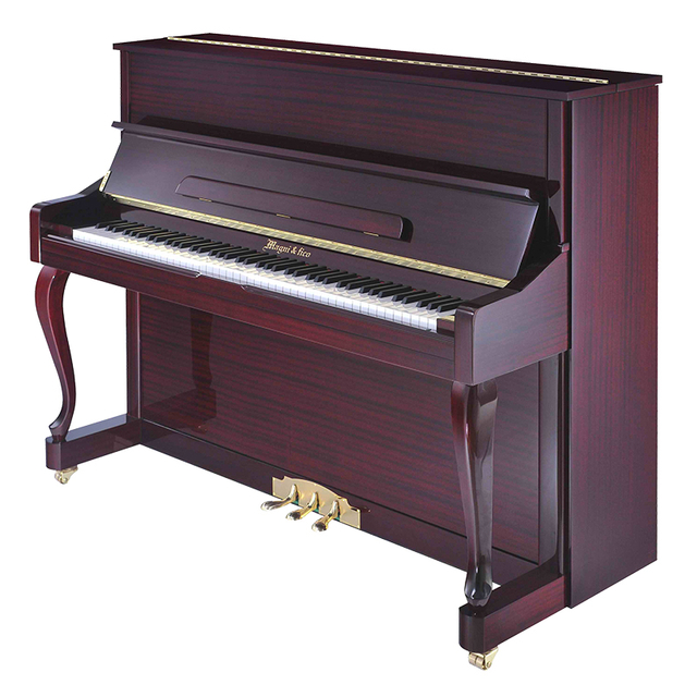 C121CM MAHOGANY POLISHED UPRIGHT PIANO
