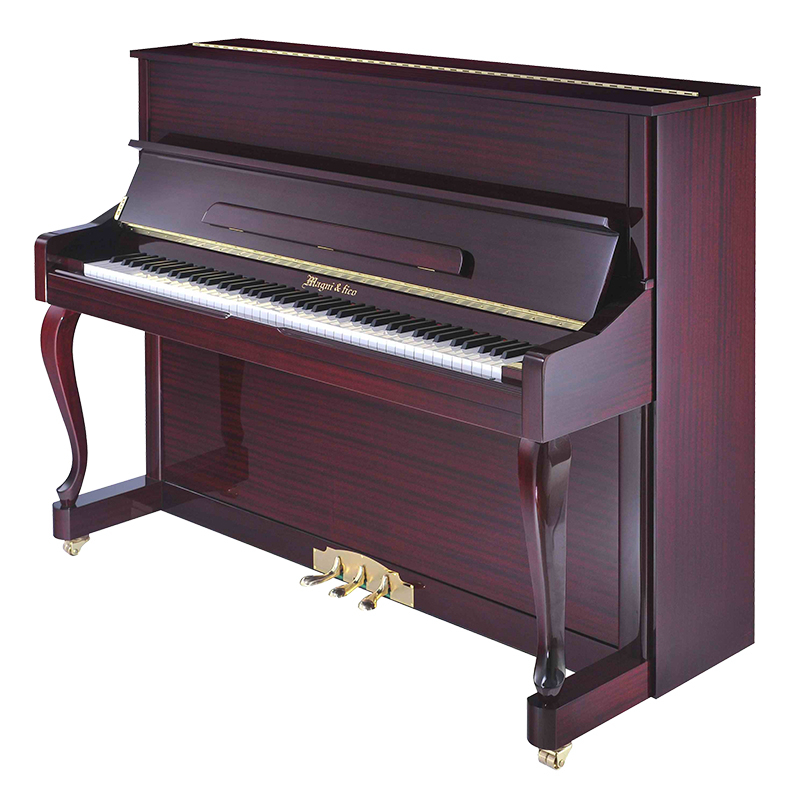 C121CM MAHOGANY POLISHED UPRIGHT PIANO