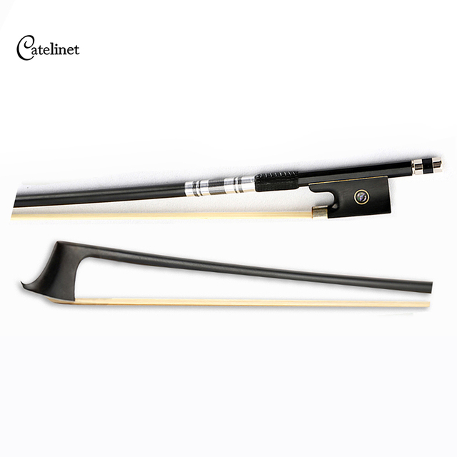 Carbon Fiber Composite Violin Bow Solid Black Up-Grade (CBVC30H)