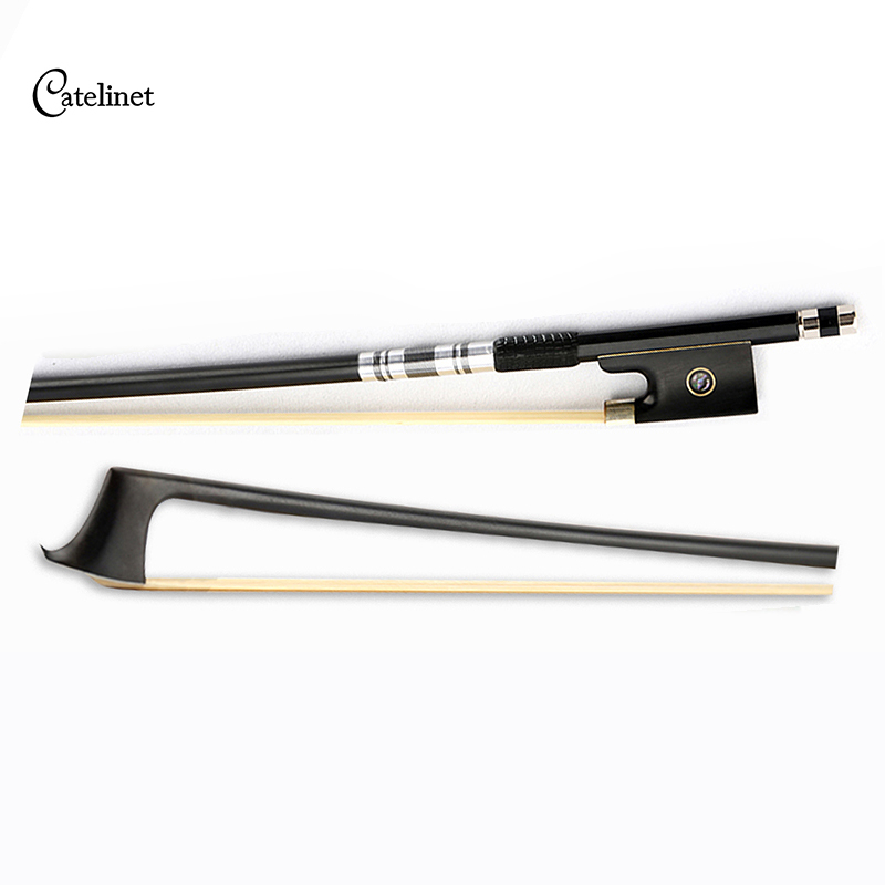 Carbon Fiber Composite Violin Bow Solid Black Up-Grade (CBVC30H)