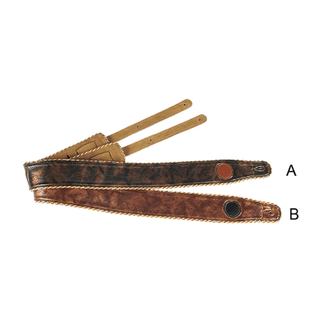 CGS705 LEATHERETTE LINE GUITAR STRAP