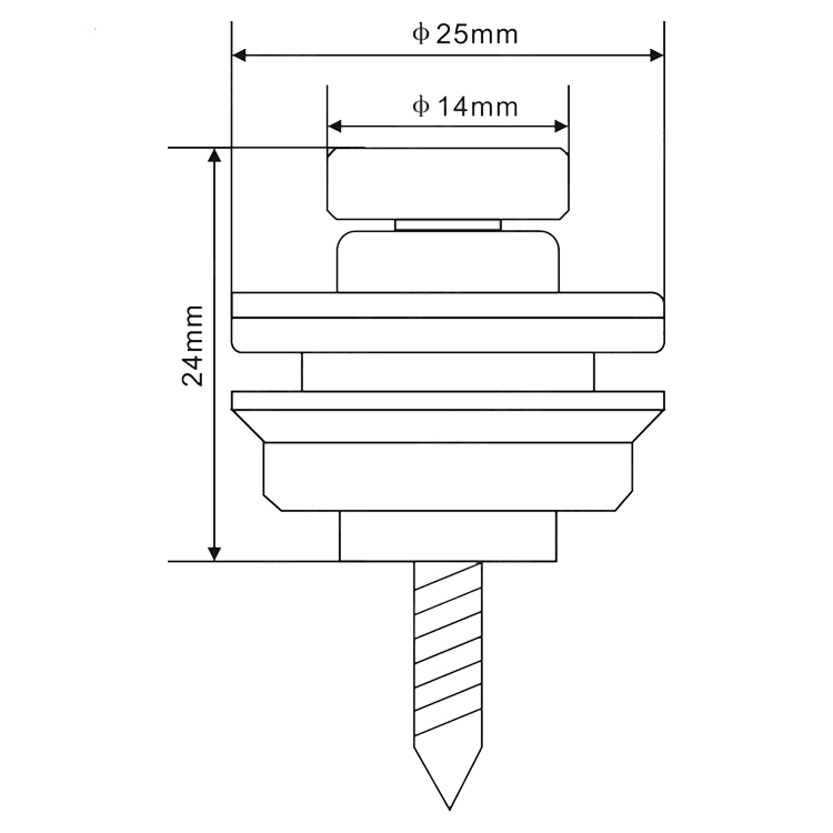 BDK Metal - proof strap buckle