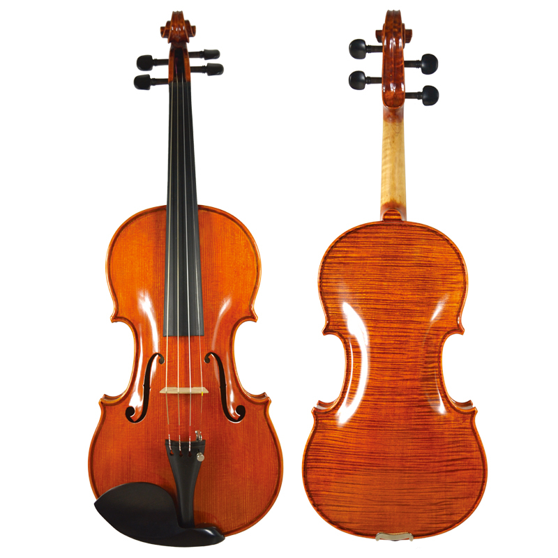 Highly Flamed Maple Back and Sides Hand Made Violin (CV1422)